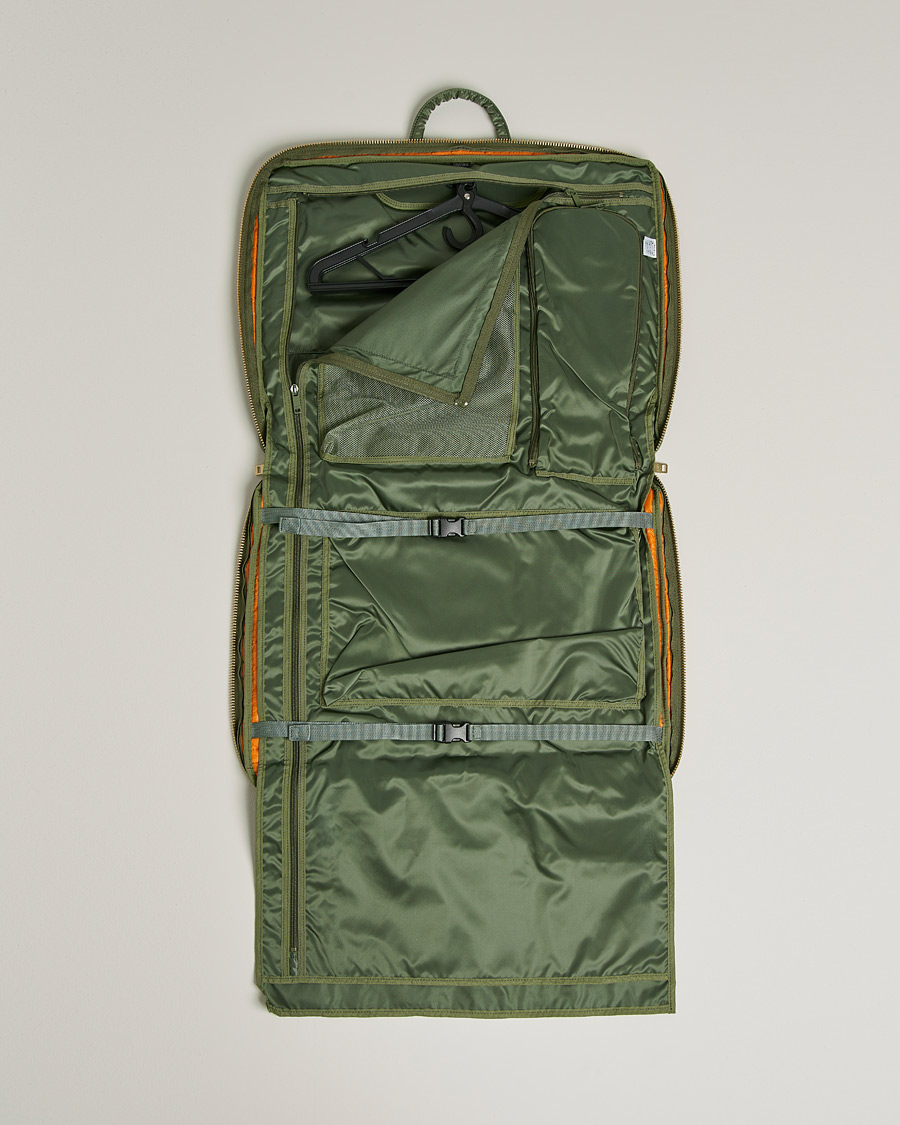 Mies | Porter-Yoshida & Co. Tanker Garment Bag Sage Green | Porter-Yoshida & Co. | Tanker Garment Bag Sage Green