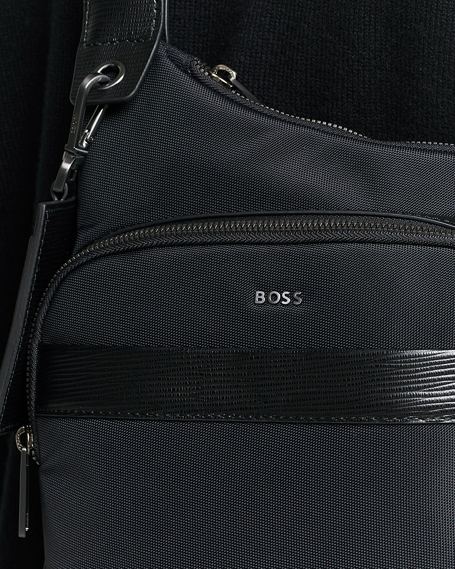 Mies | First Class Crossbody Bag Black | BOSS BLACK | First Class Crossbody Bag Black