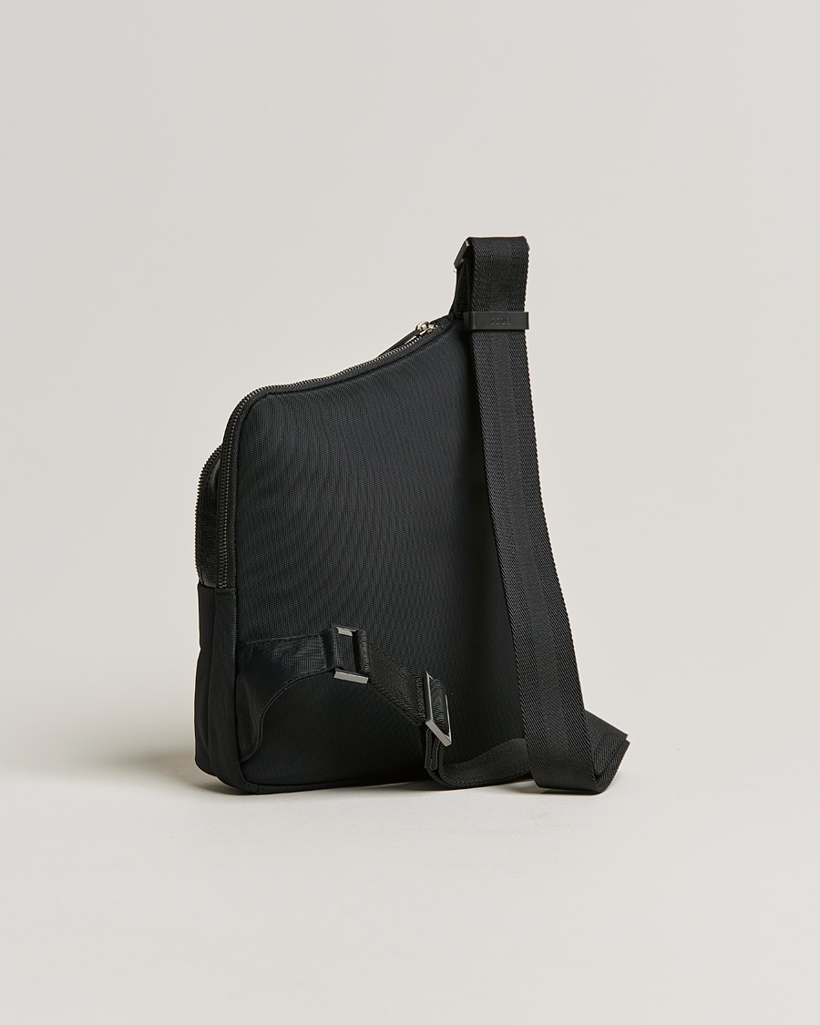 Mies | First Class Crossbody Bag Black | BOSS BLACK | First Class Crossbody Bag Black