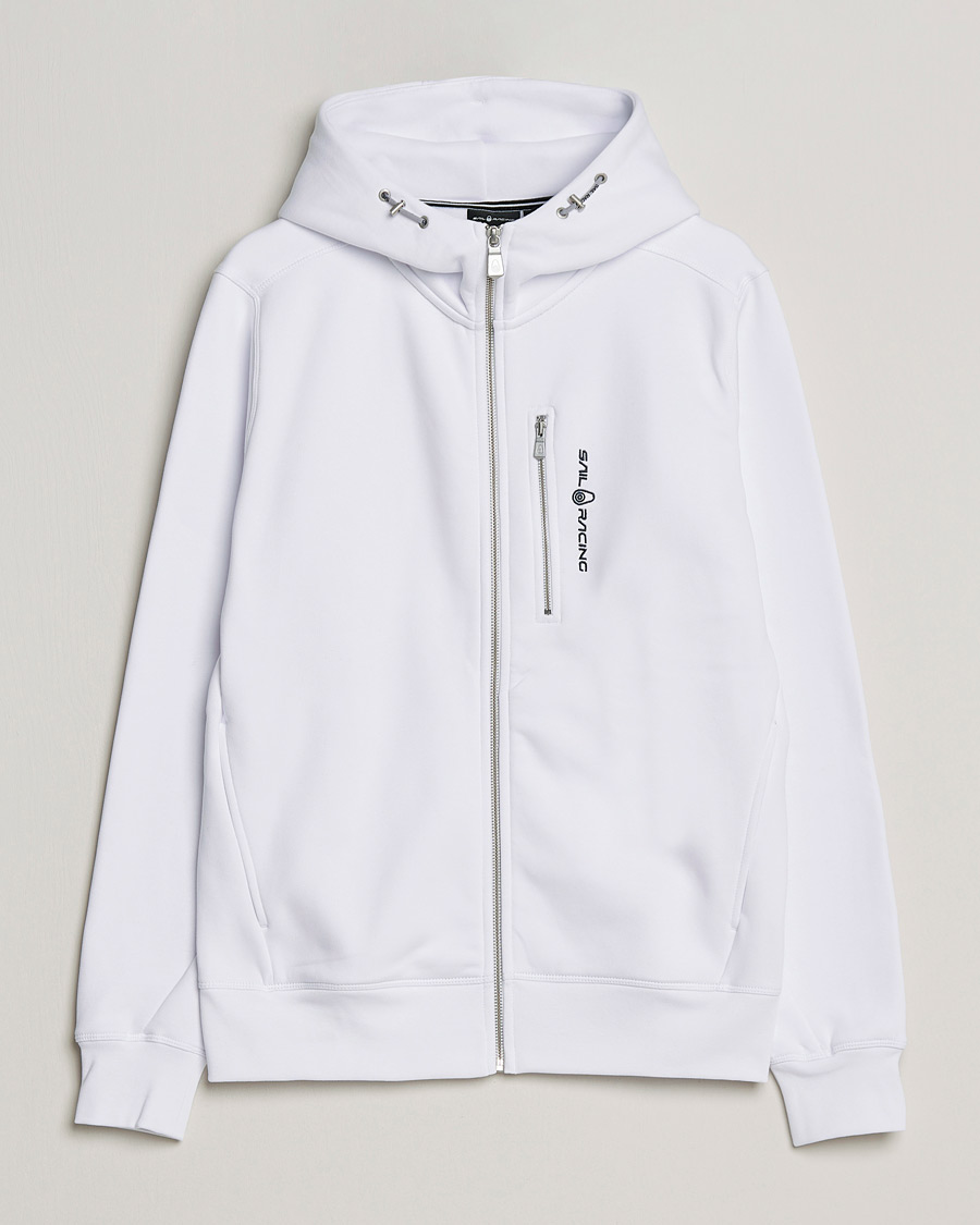 Mies | Puserot | Sail Racing | Bowman Full Zip Hoodie White