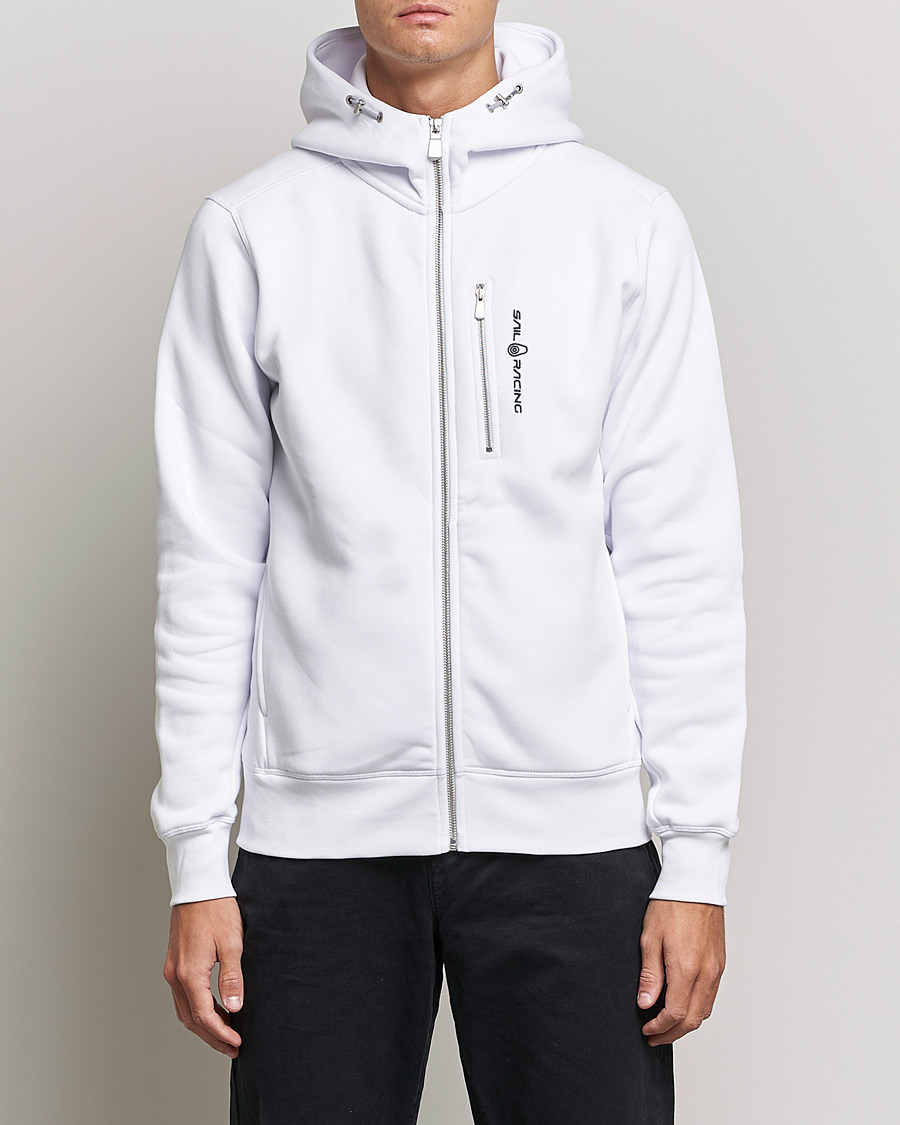 Mies | Puserot | Sail Racing | Bowman Full Zip Hoodie White