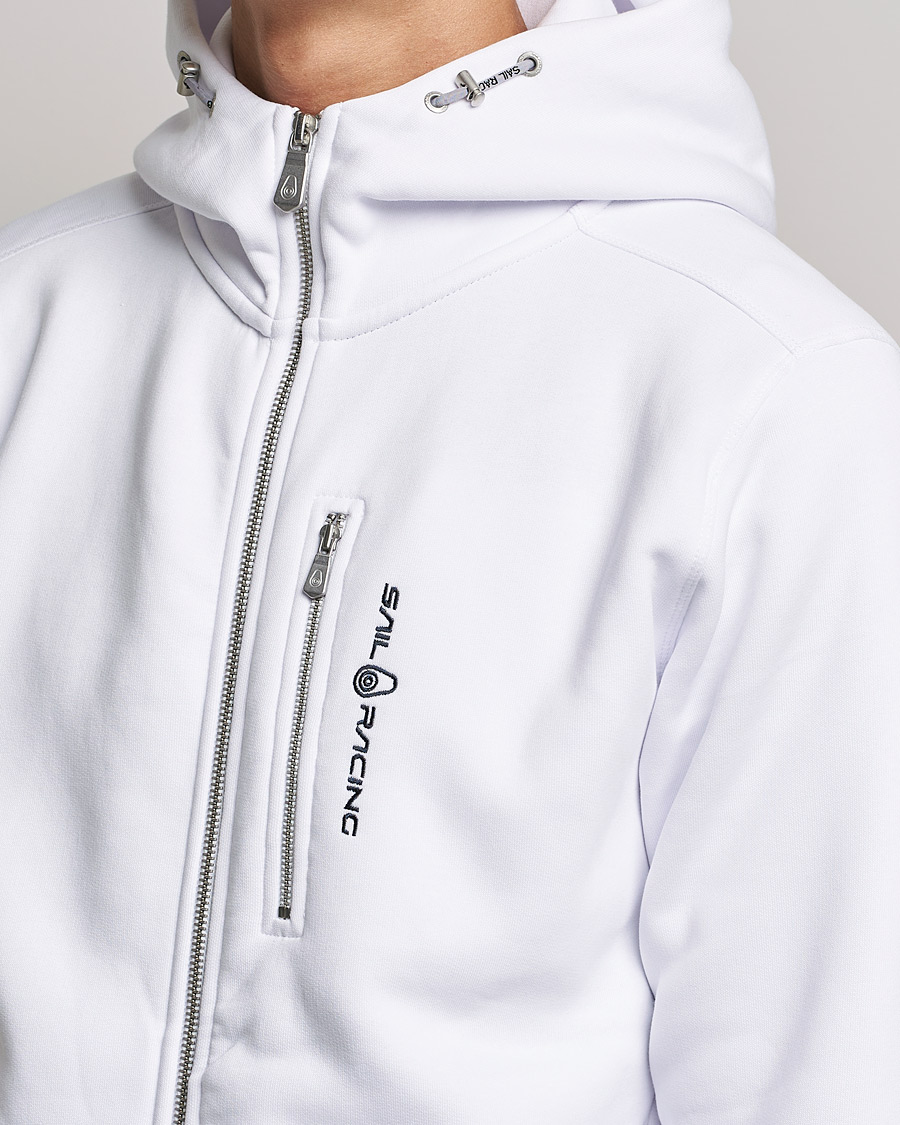 Mies | Puserot | Sail Racing | Bowman Full Zip Hoodie White