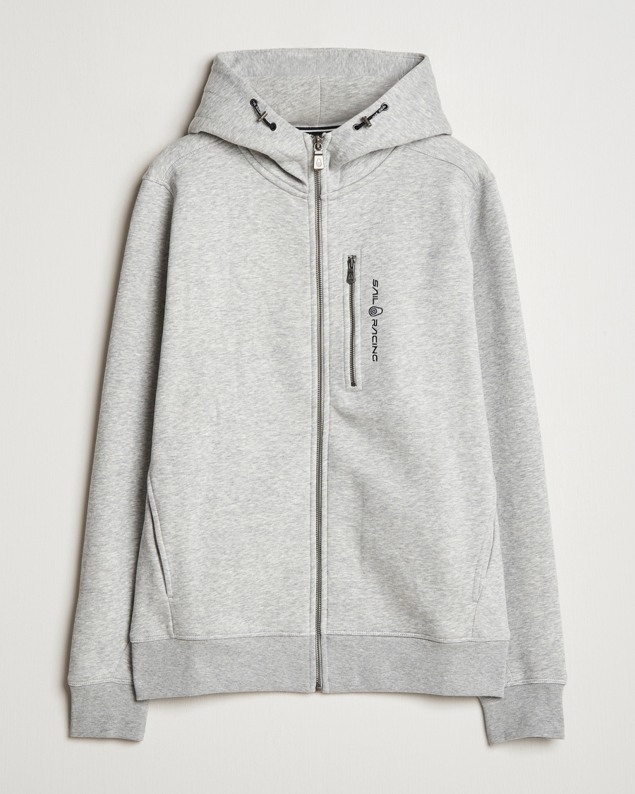 Mies | Puserot | Sail Racing | Bowman Full Zip Hoodie Grey Melange
