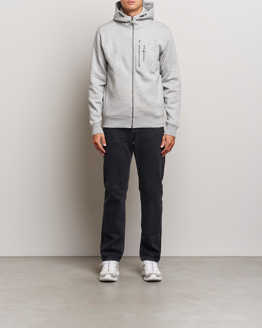 Mies | Puserot | Sail Racing | Bowman Full Zip Hoodie Grey Melange