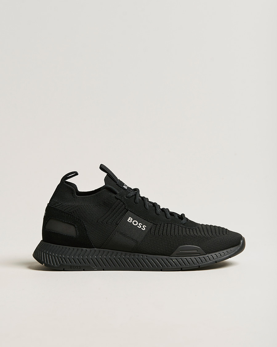 Mies |  | BOSS BLACK | Titanium Running Sneaker Black