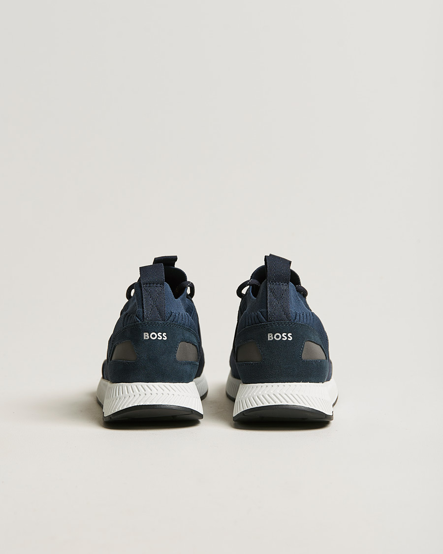 Mies | Titanium Running Sneaker Dark Blue | BOSS BLACK | Titanium Running Sneaker Dark Blue