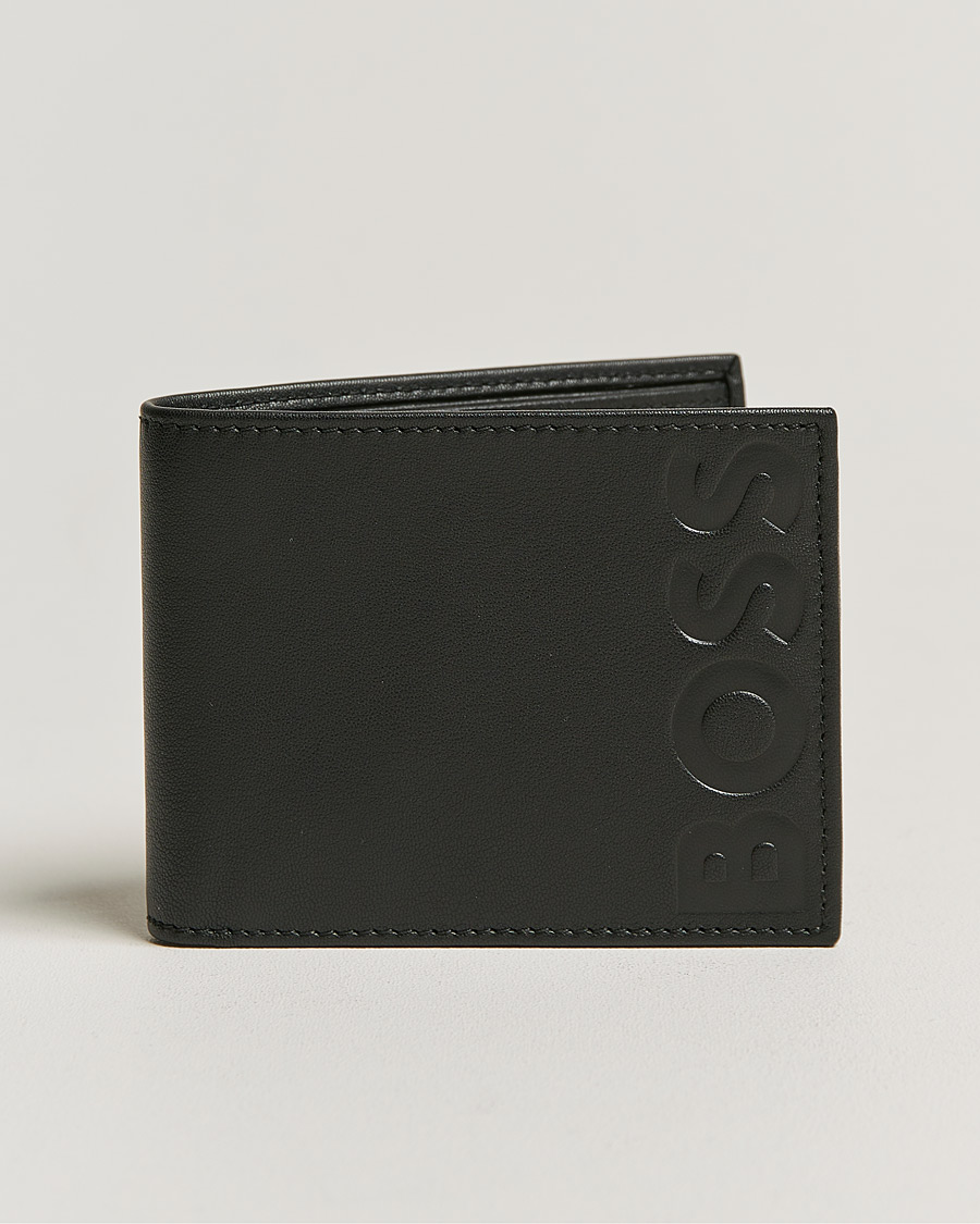 Miehet | Lompakko | BOSS | Signature Leather Wallet Black