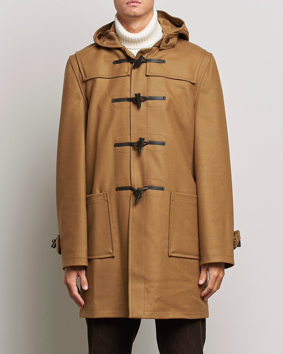 Mies | Muodolliset takit | Gloverall | Cashmere Blend Duffle Coat Camel
