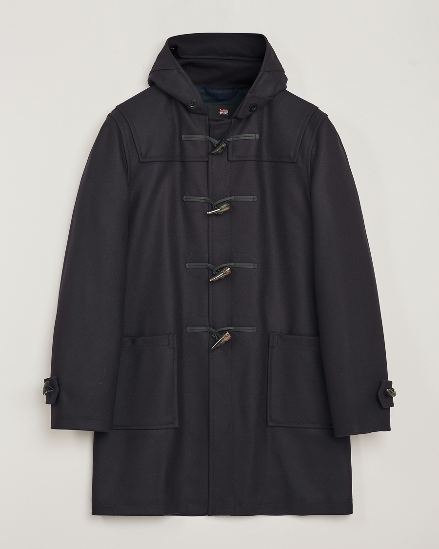 Mies | Takit | Gloverall | Cashmere Blend Duffle Coat Navy