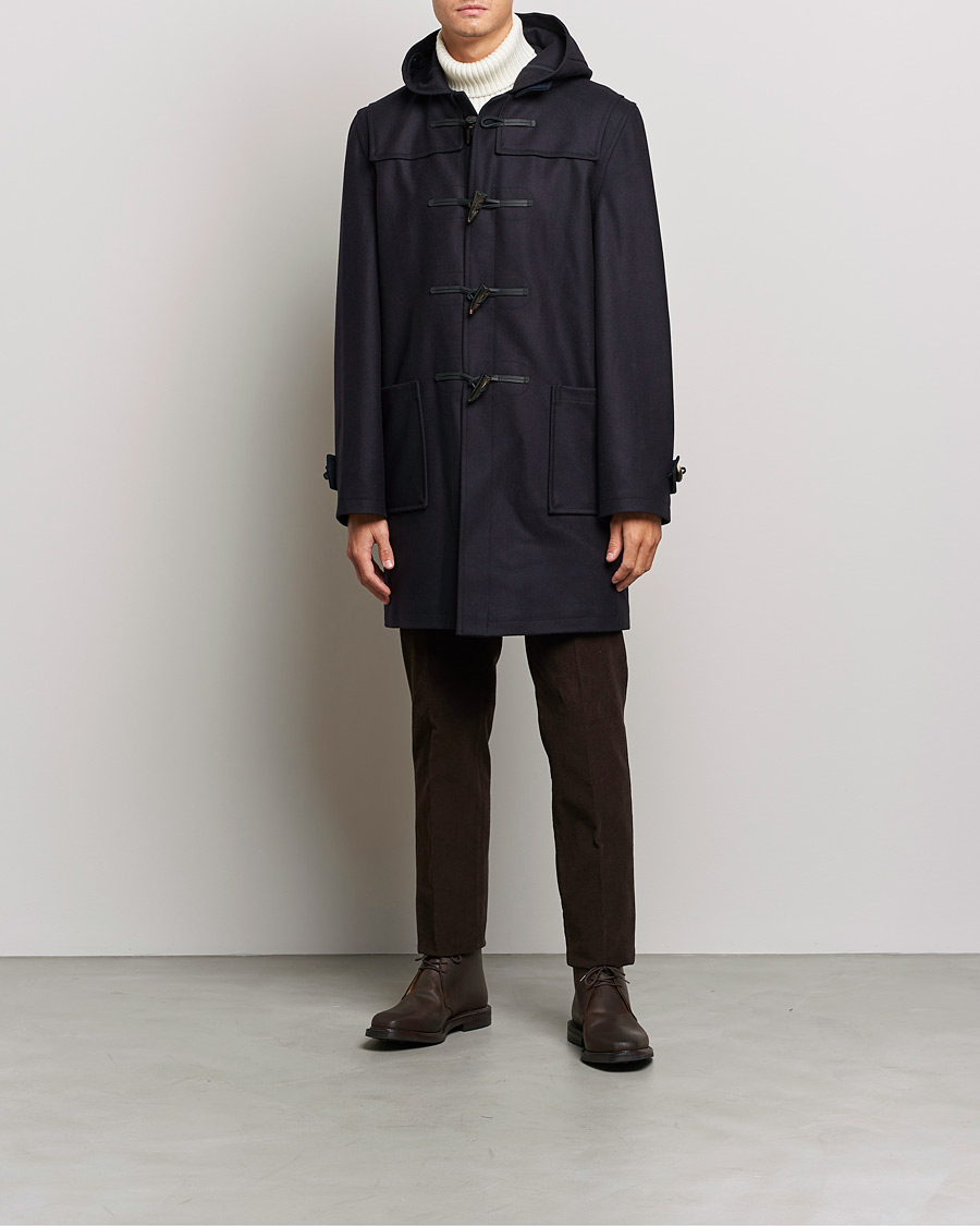 Mies | Takit | Gloverall | Cashmere Blend Duffle Coat Navy