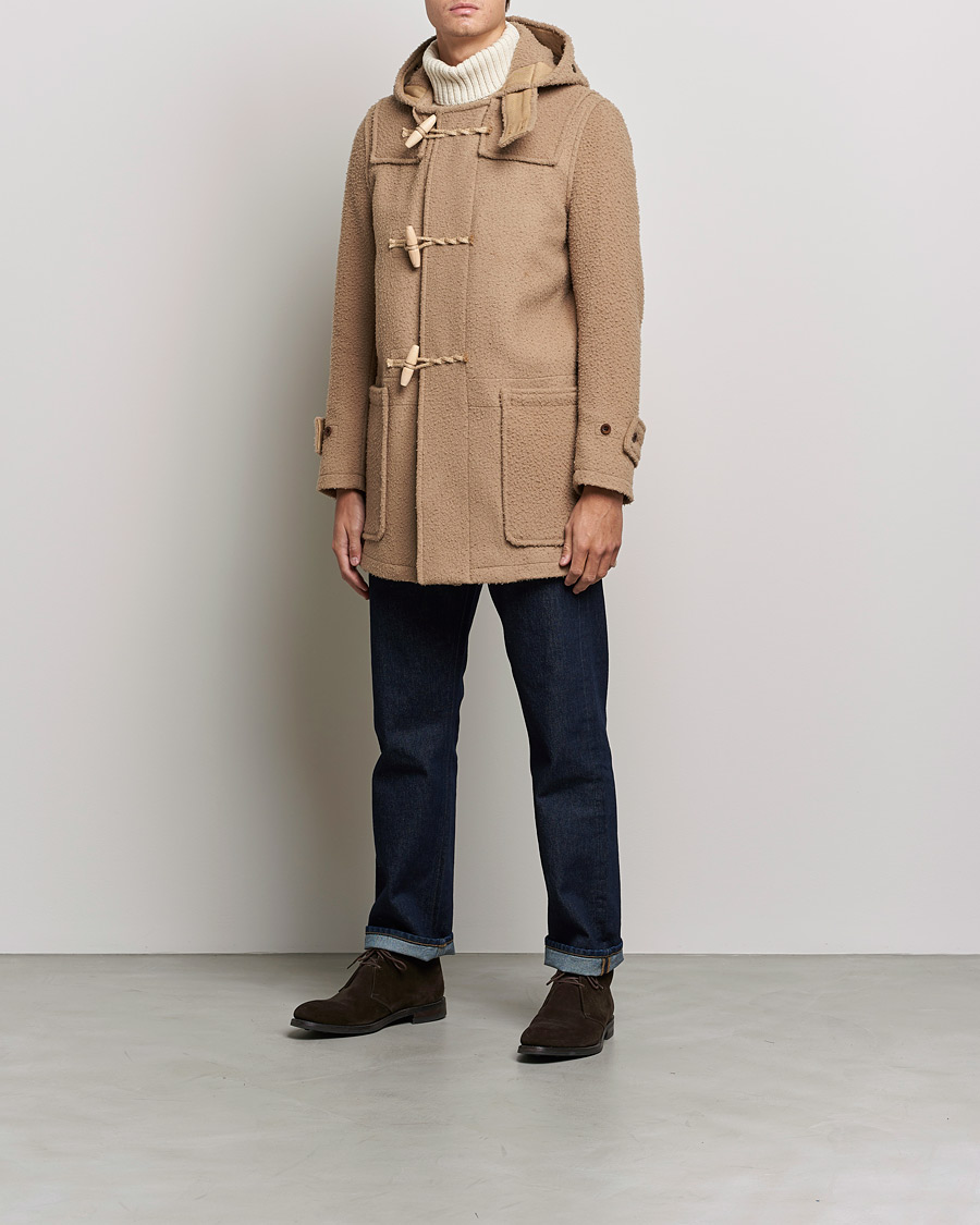 Mies | Takit | Gloverall | Monty Casentino Wool Duffle Coat Camel