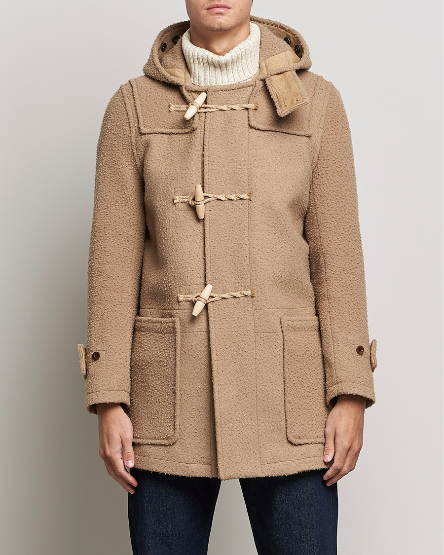 Mies | Takit | Gloverall | Monty Casentino Wool Duffle Coat Camel