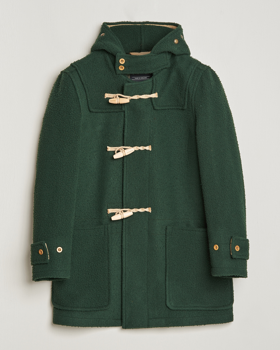 Mies | Takit | Gloverall | Monty Casentino Wool Duffle Coat Moss
