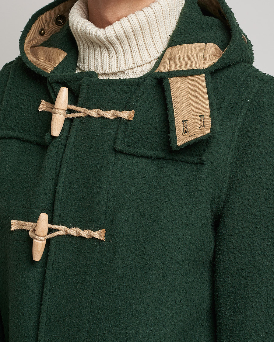 Mies | Takit | Gloverall | Monty Casentino Wool Duffle Coat Moss
