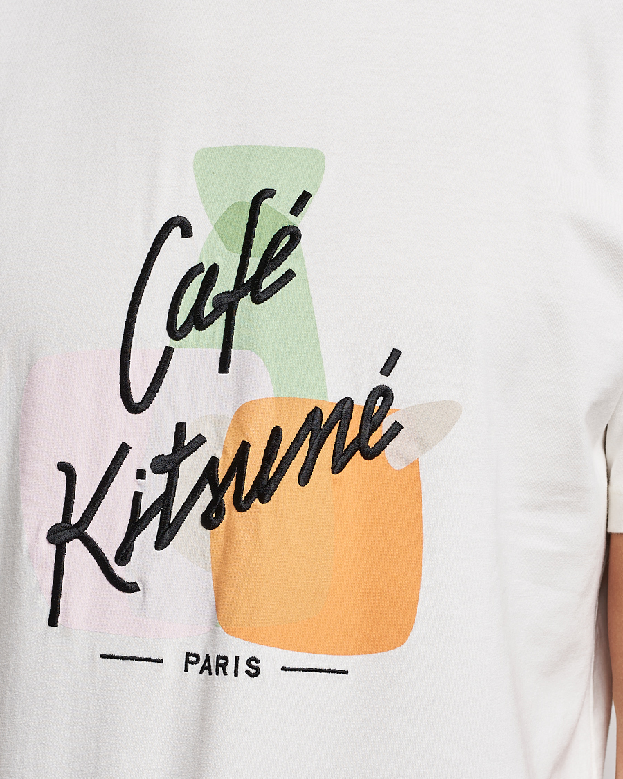 Mies | T-paidat | Café Kitsuné | Crew T-Shirt Coconut Milk