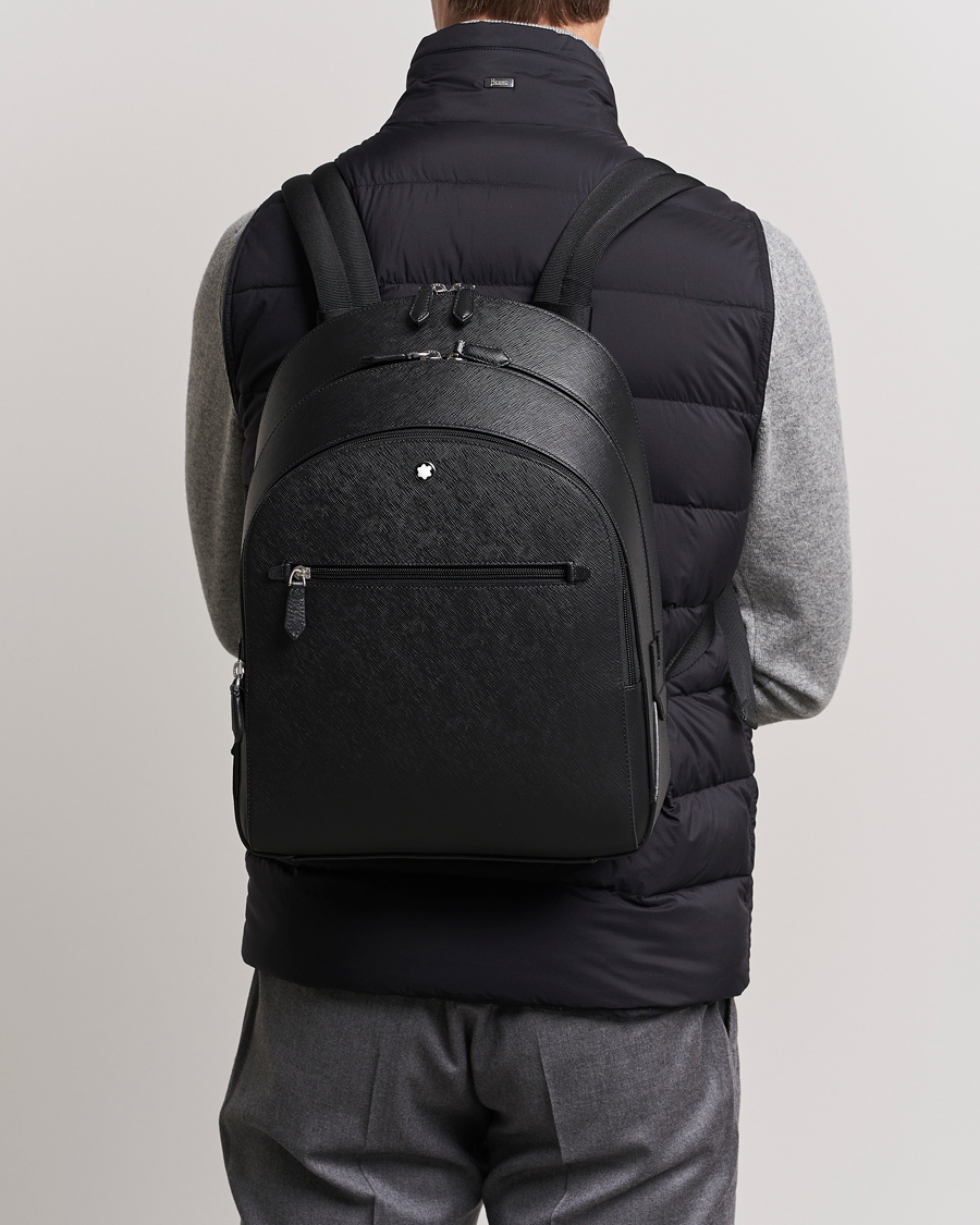 Mies | Laukut | Montblanc | Sartorial Medium Backpack 3 Compartments Black