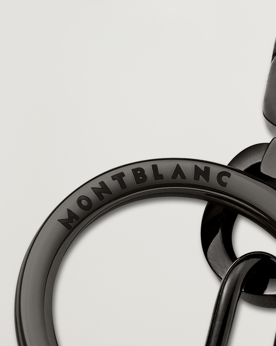 Mies | Avaimenperät | Montblanc | Meisterstück Spinning Emblem Key Fob Black