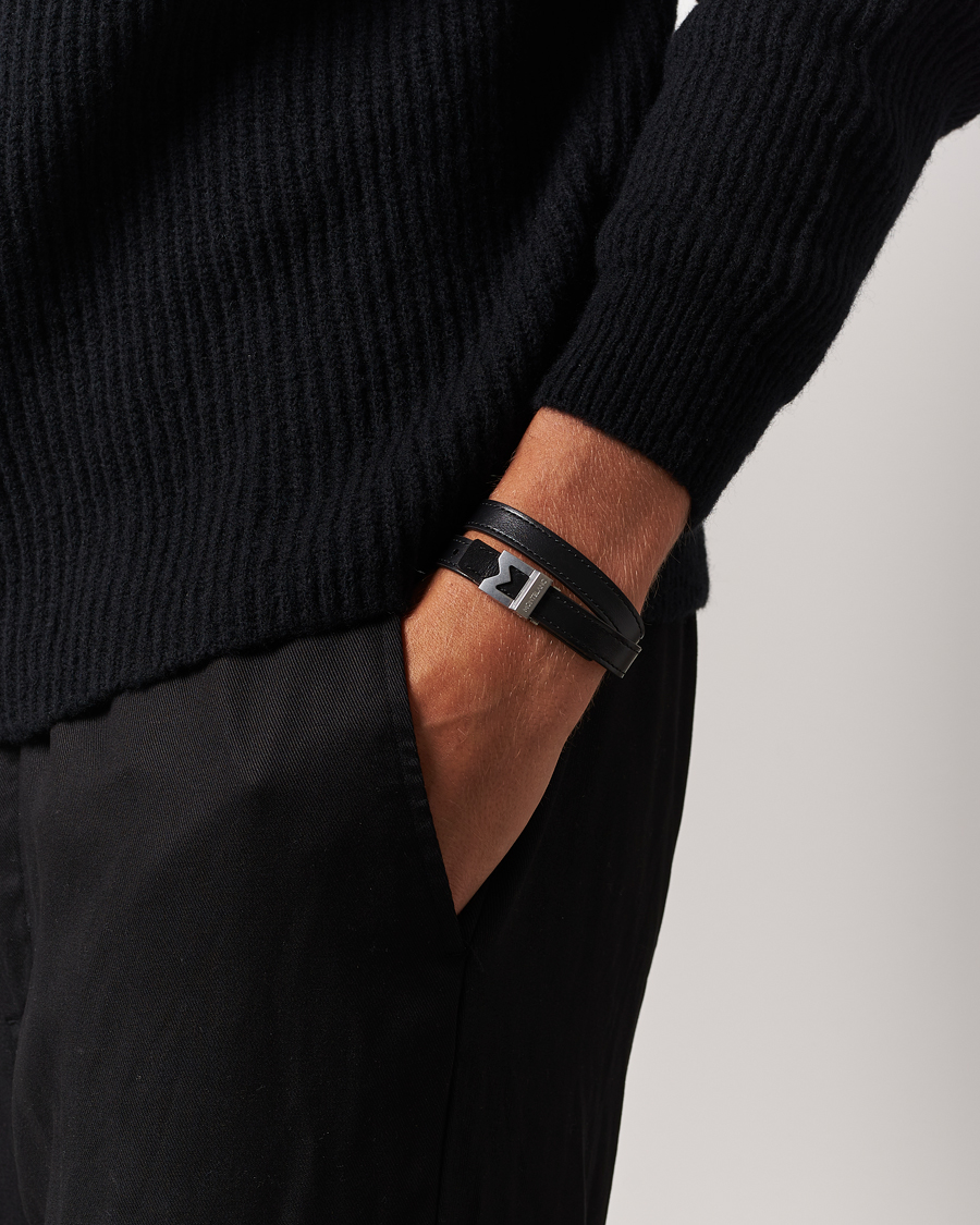 Mies | Montblanc Bracelet Steel M Logo Black | Montblanc | Bracelet Steel M Logo Black