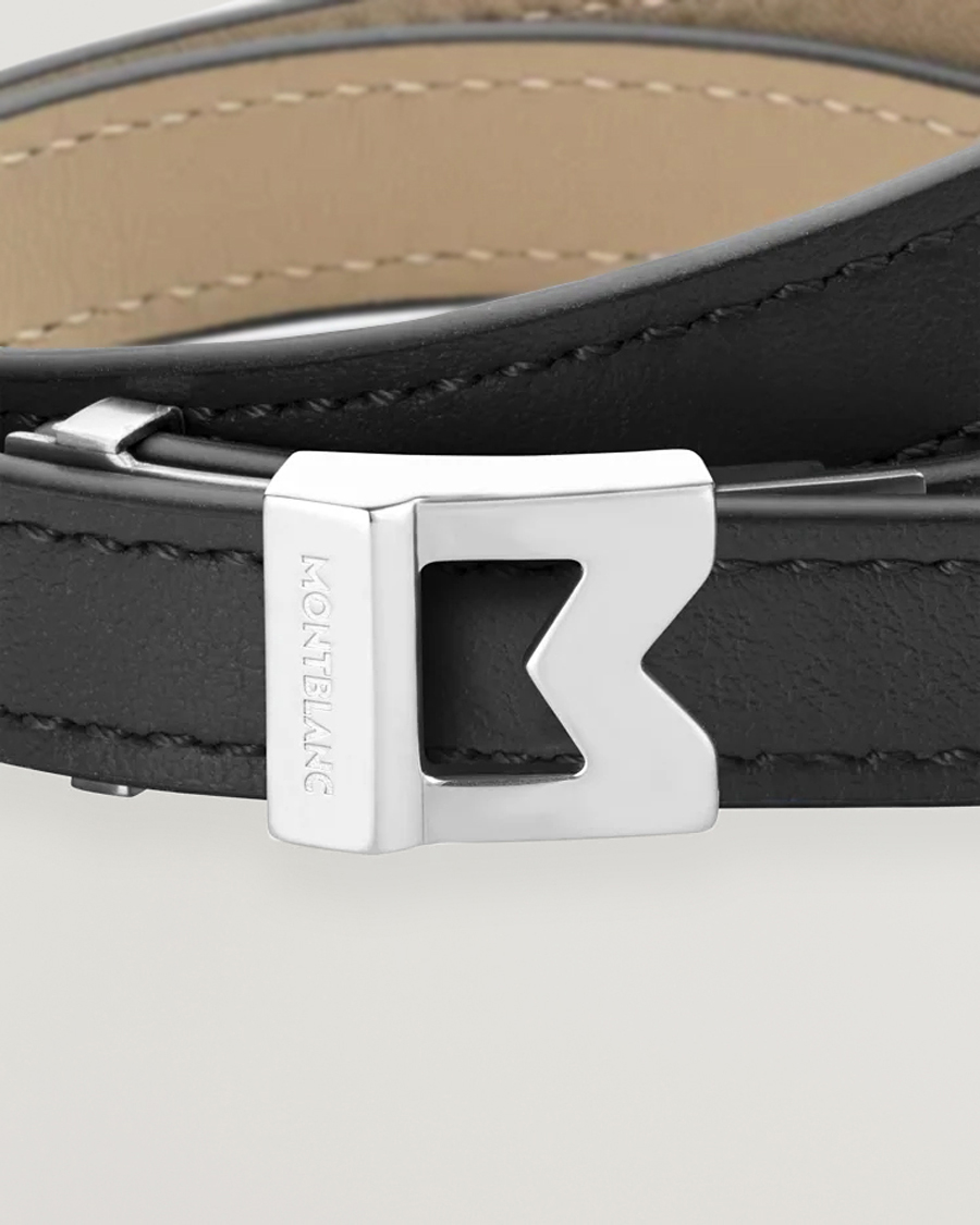 Mies | Montblanc Bracelet Steel M Logo Black | Montblanc | Bracelet Steel M Logo Black