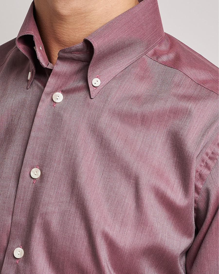 Mies | Kauluspaidat | Eton | Wrinkle Free Button Down Oxford Shirt Red