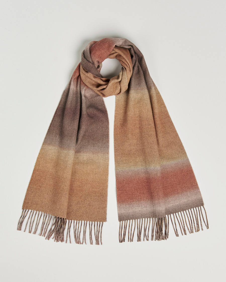 Mies | Eton Block Wool Scarf Orange | Eton | Block Wool Scarf Orange