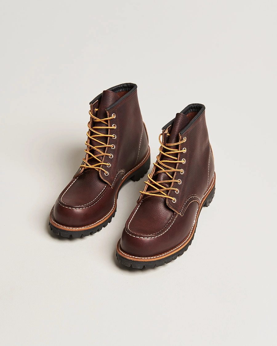 Mies | American Heritage | Red Wing Shoes | Moc Toe Boot Briar Oil Slick Leather