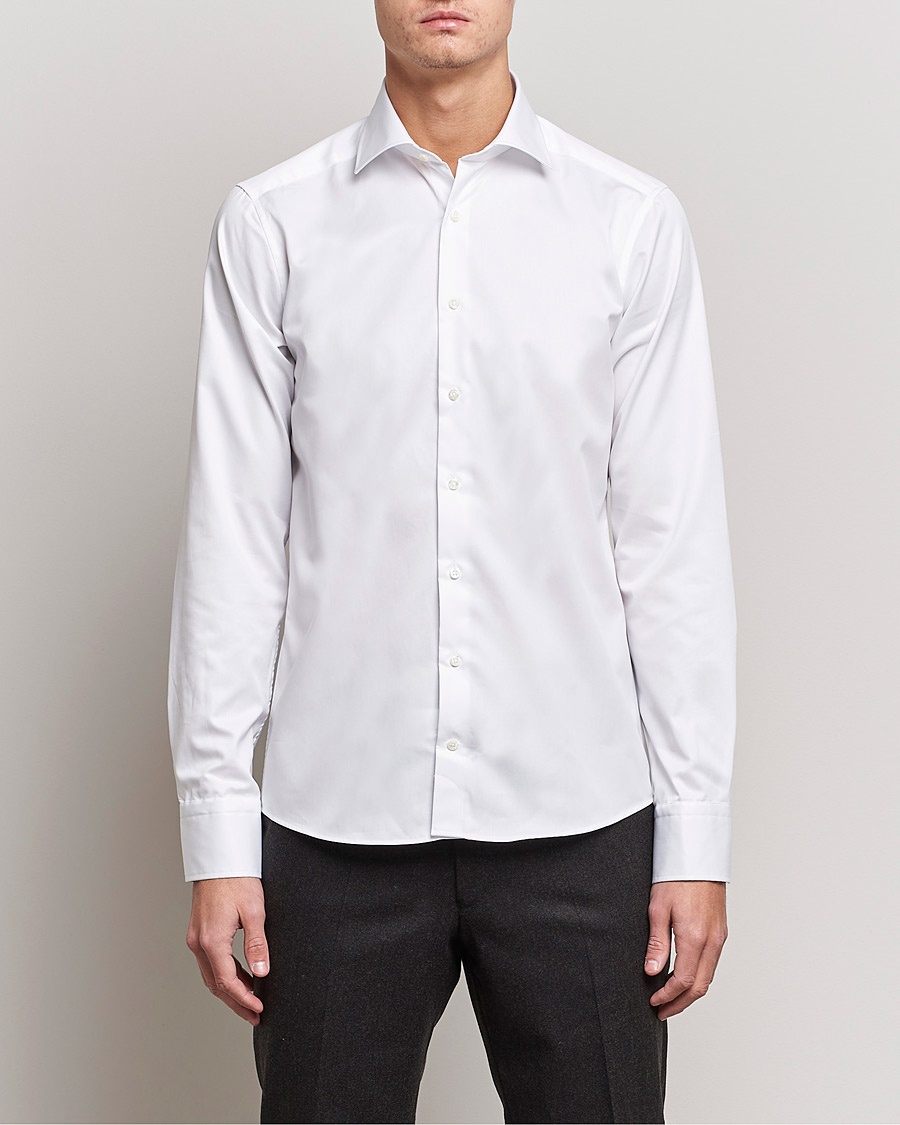 Mies |  | Stenströms | Superslim Plain Shirt White