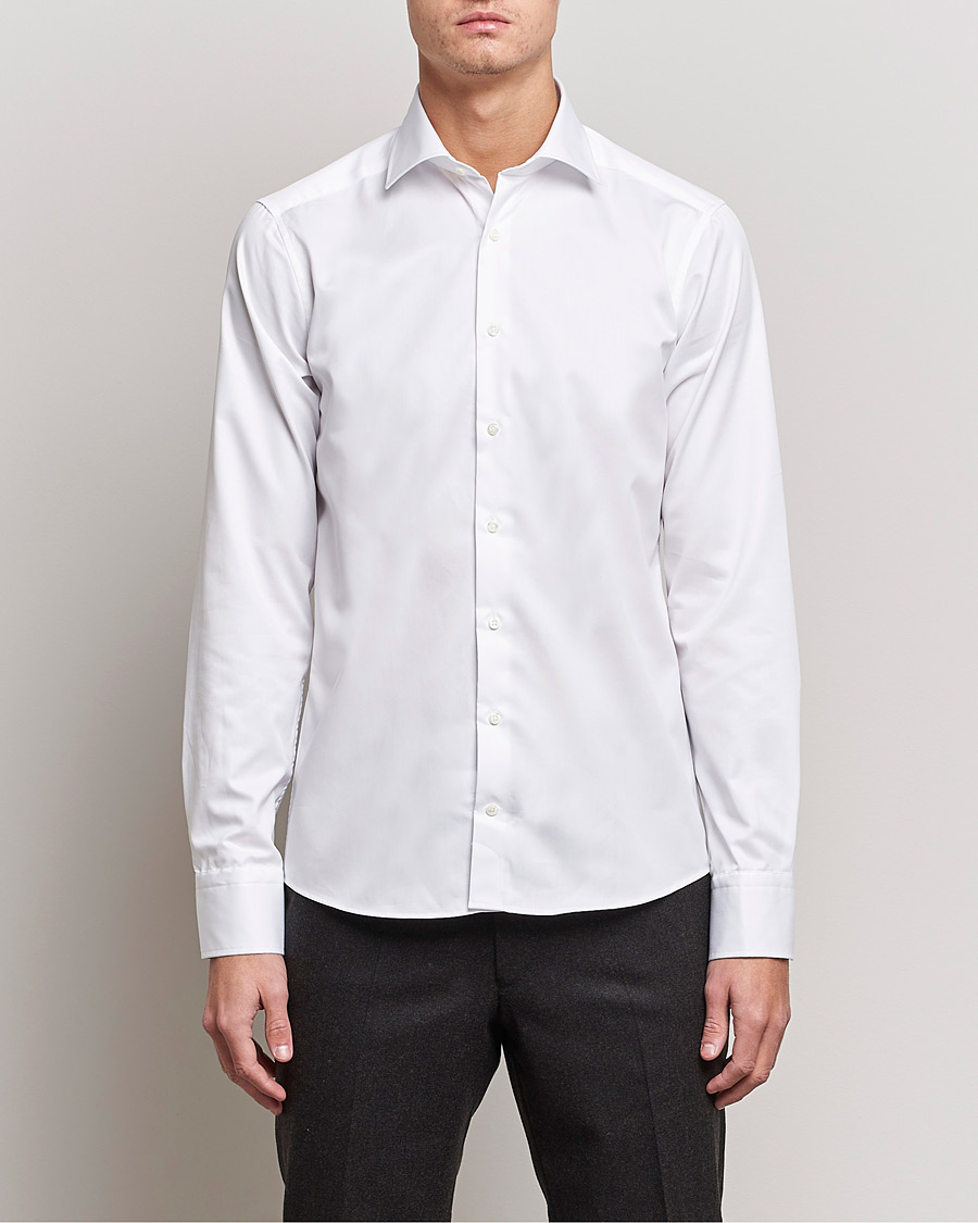 Mies | Kauluspaidat | Stenströms | Superslim Plain Shirt White