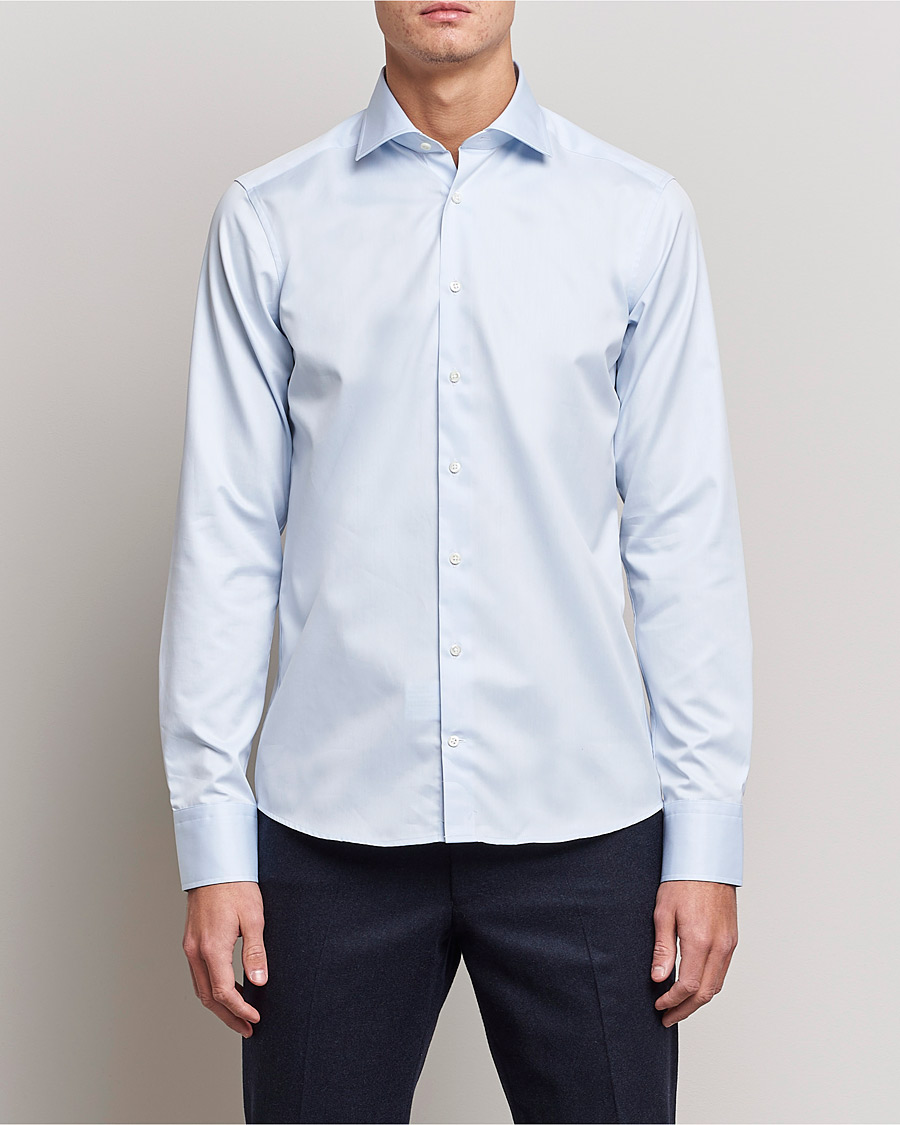 Mies | Kauluspaidat | Stenströms | Superslim Plain Shirt Blue