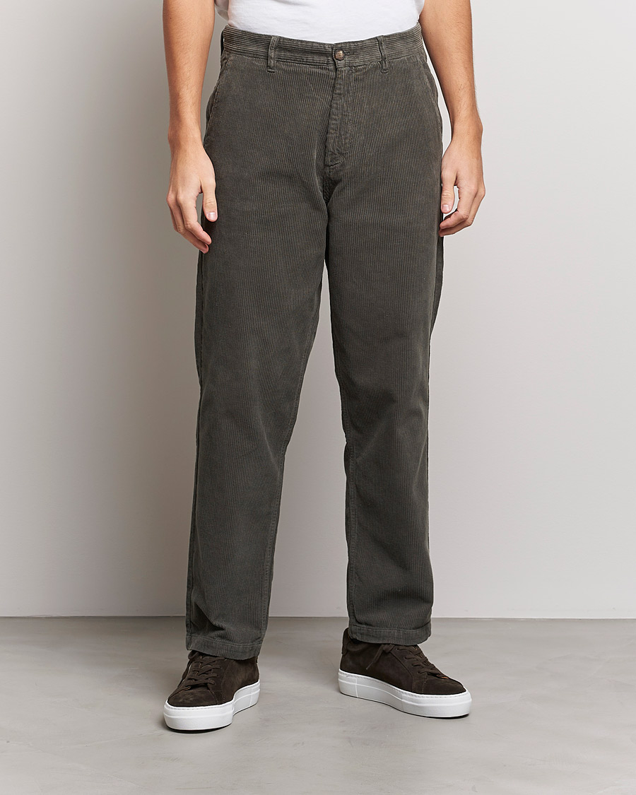 Mies | Housut | A Day's March | Redwood Corduroy Trousers Olive