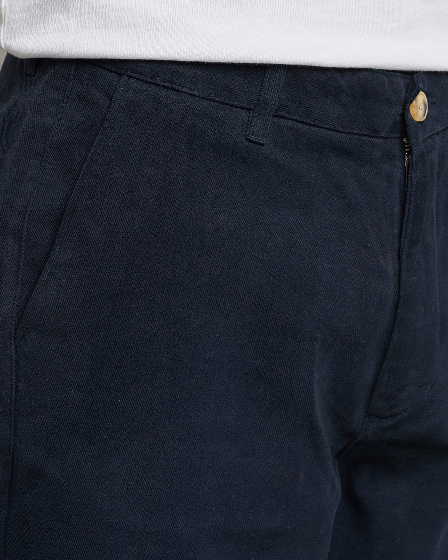 Mies | Housut | A Day's March | Redwood Cotton/Tencel Trousers Navy