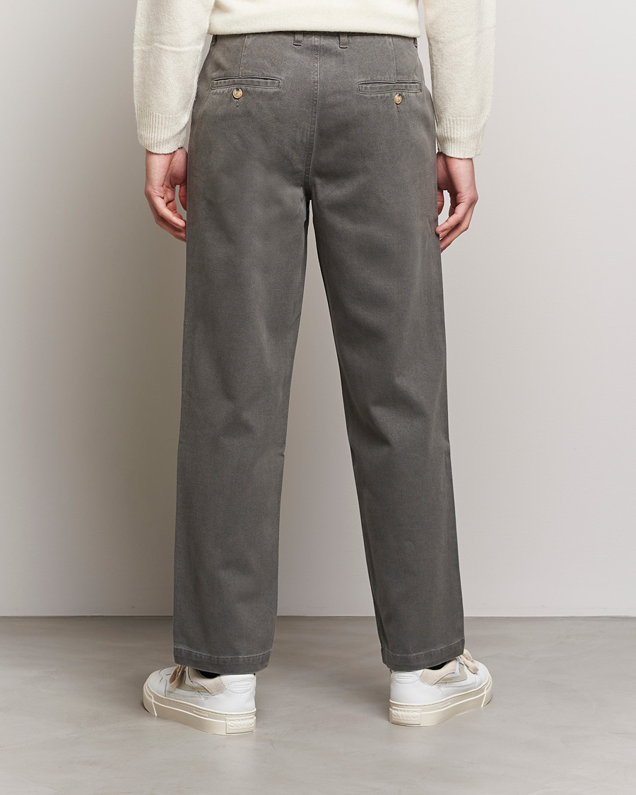 Mies | Housut | A Day's March | Redwood Cotton/Tencel Trousers Olive