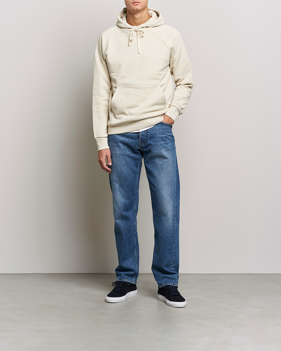 Mies | Puserot | A Day's March | Lafayette Organic Cotton Hoodie Sand