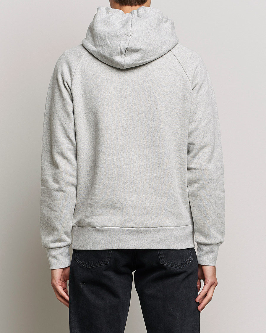 Mies | Puserot | A Day's March | Lafayette Organic Cotton Hoodie Grey Melange