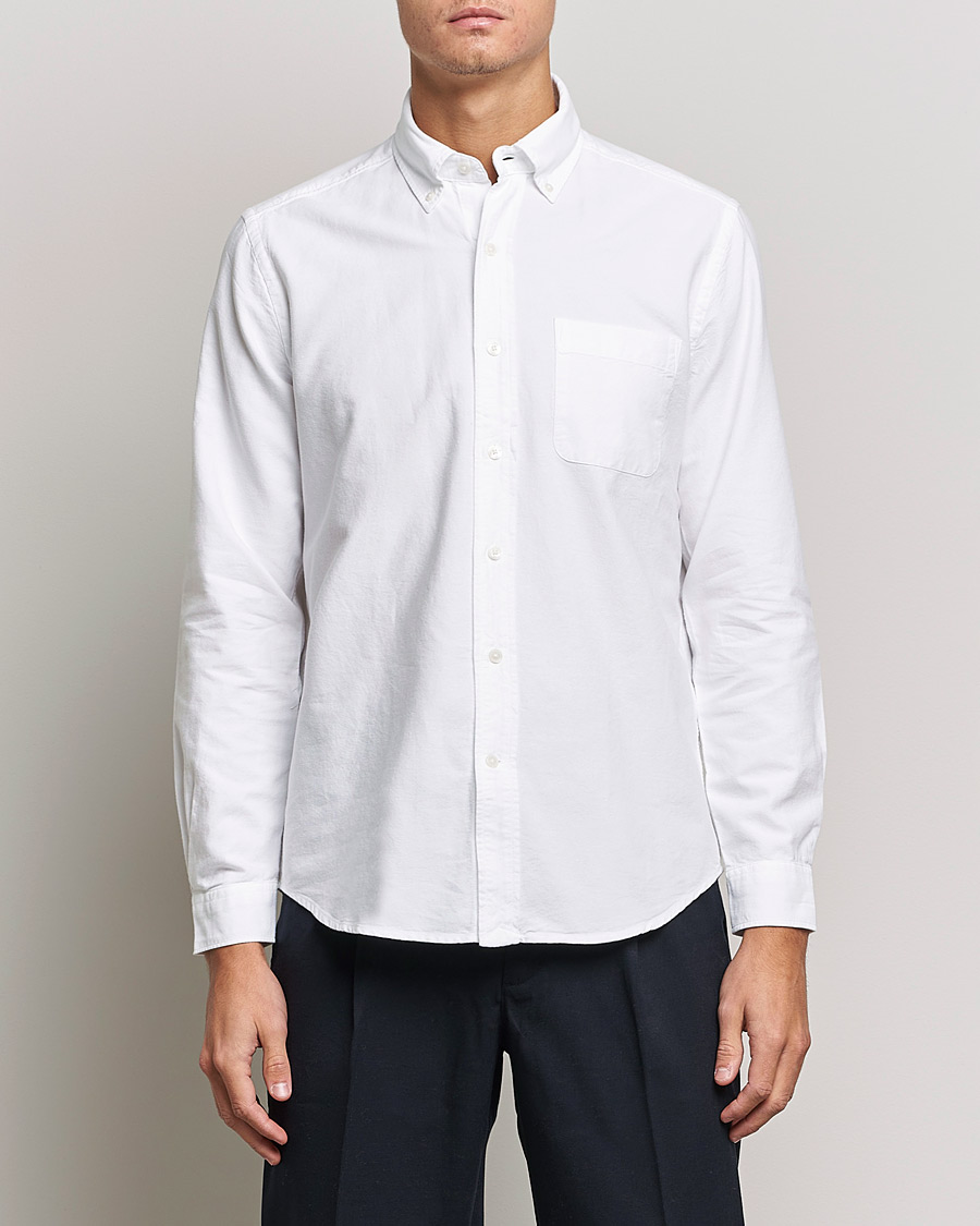Mies | A Day's March | A Day's March | Moorgate Dyed Oxford Shirt White