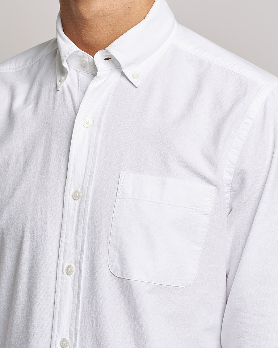 Mies | Kauluspaidat | A Day's March | Moorgate Dyed Oxford Shirt White