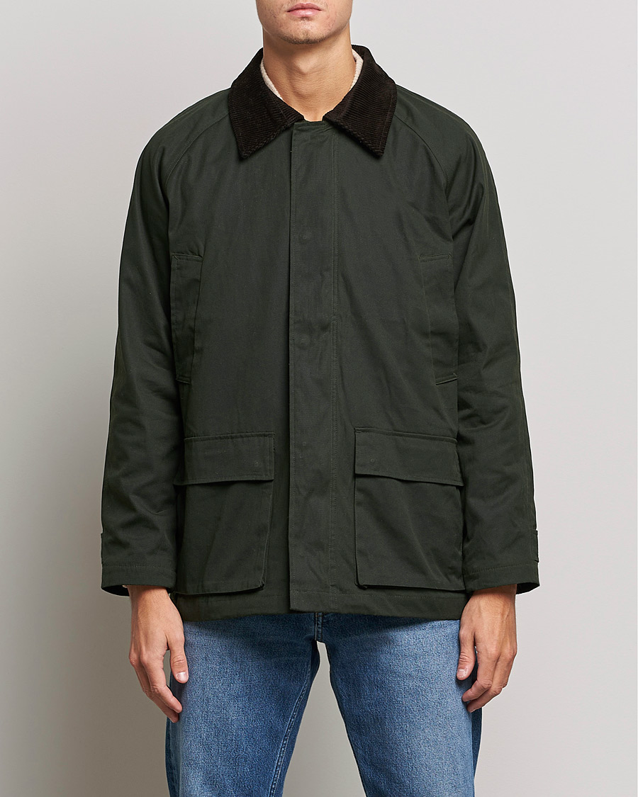 Mies | Takit | A Day's March | Stour Waxed Jacket Olive