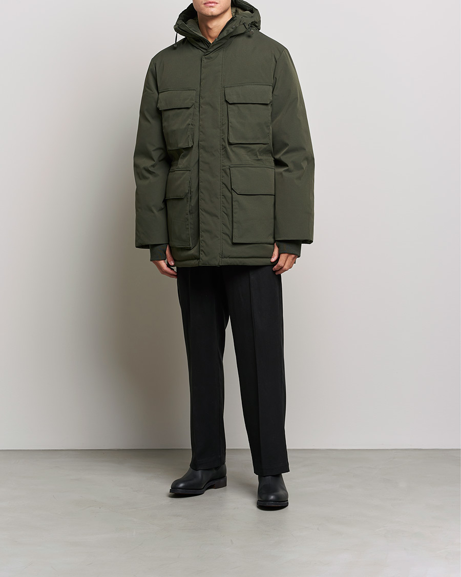 Mies | Takit | A Day's March | Caraz Puffer Parka Olive