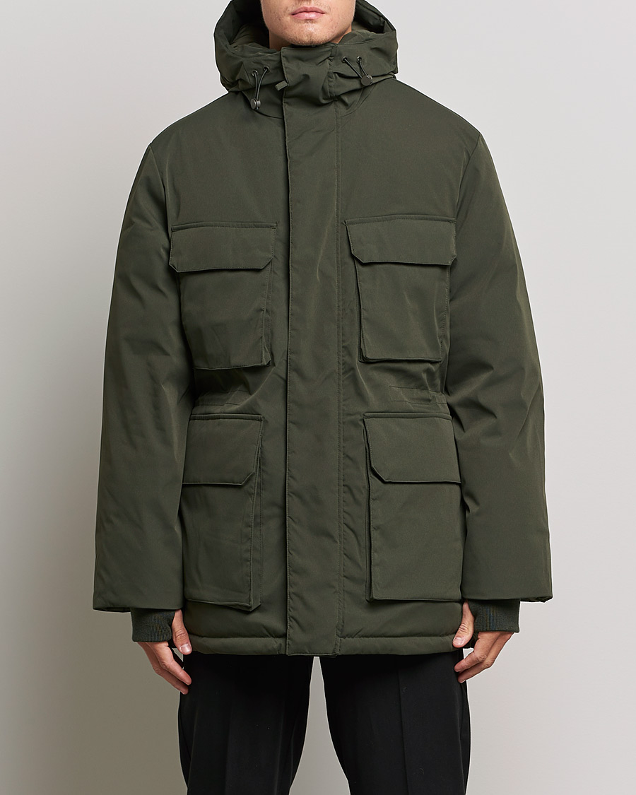 Mies | Takit | A Day's March | Caraz Puffer Parka Olive