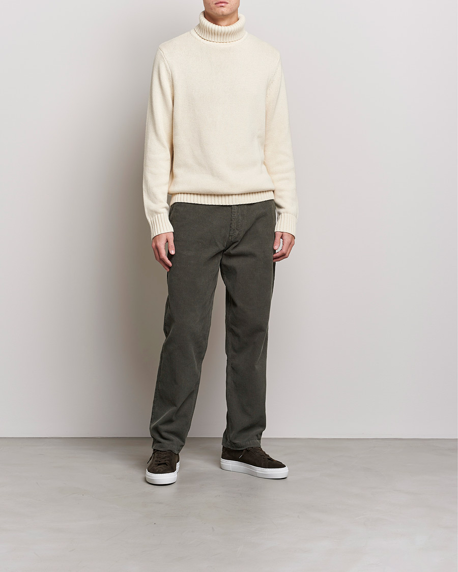 Mies | A Day's March | A Day's March | Forres Cotton/Cashmere Rollneck Off White