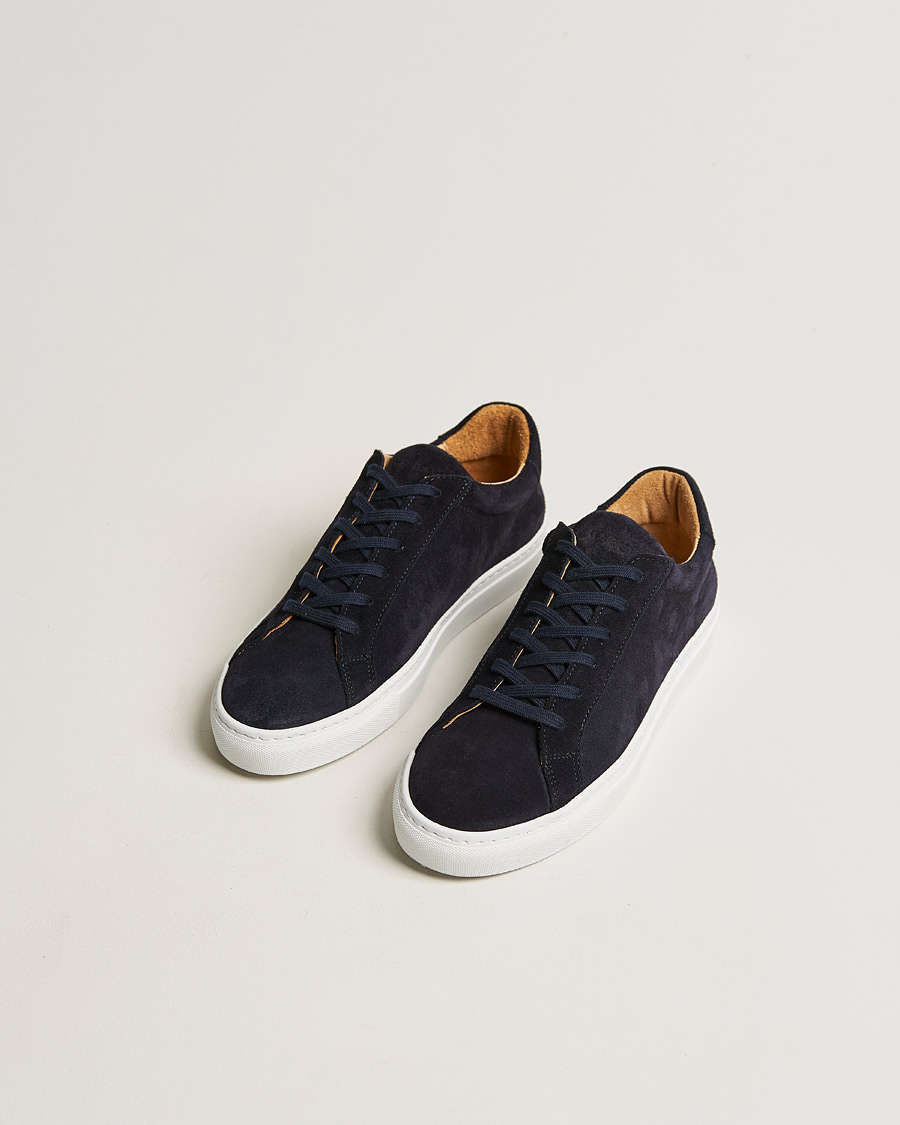 Mies |  | A Day's March | Suede Marching Sneaker Navy