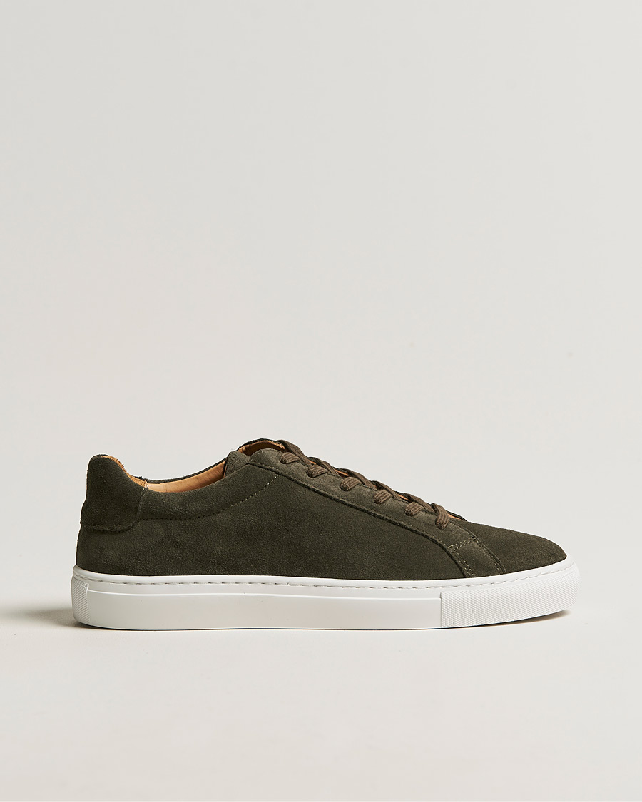 Mies | A Day's March Suede Marching Sneaker Dark Olive | A Day's March | Suede Marching Sneaker Dark Olive