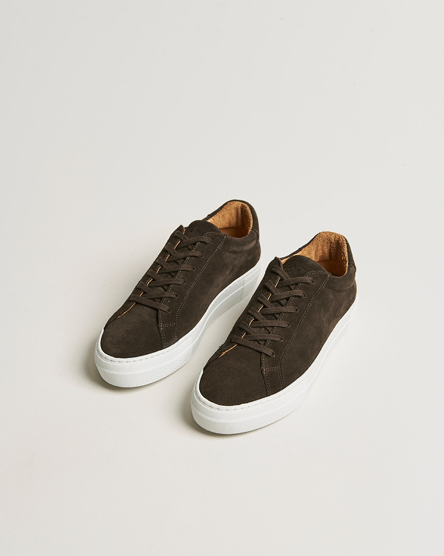 Mies | A Day's March Marching Sneaker Platform Suede Chocolate | A Day's March | Marching Sneaker Platform Suede Chocolate