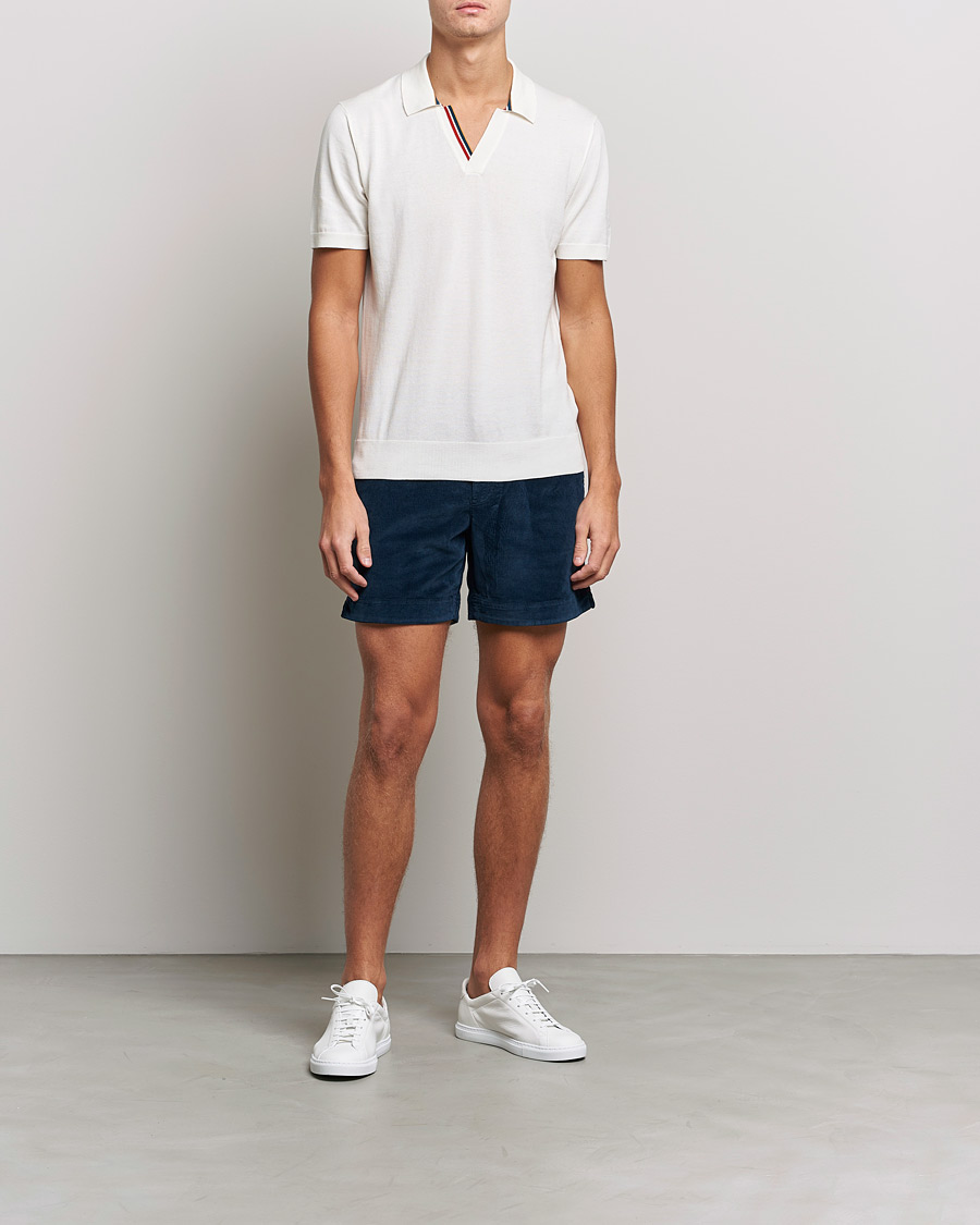 Mies | Pikeet | Orlebar Brown | Horton OB Tipping Organic Cotton Polo Cloud