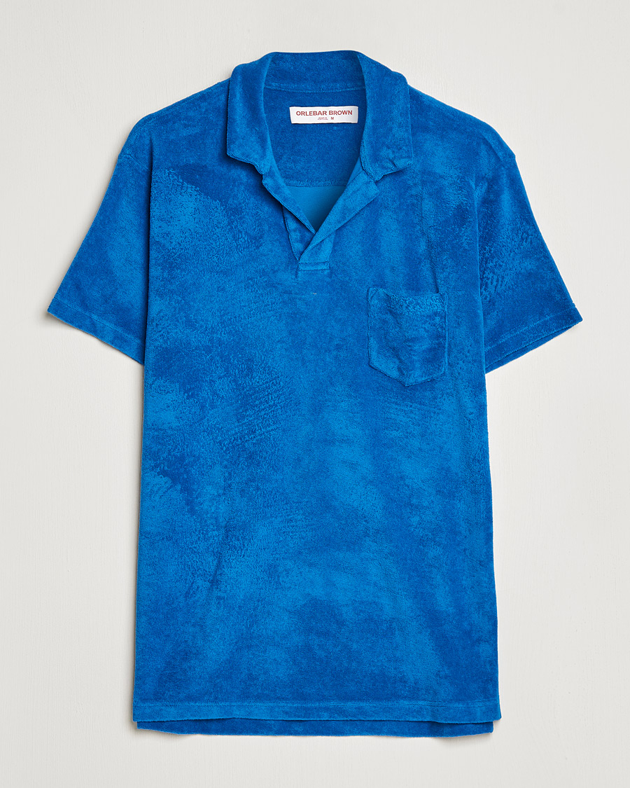 Mies | Pikeet | Orlebar Brown | Terry Polo Signal Blue