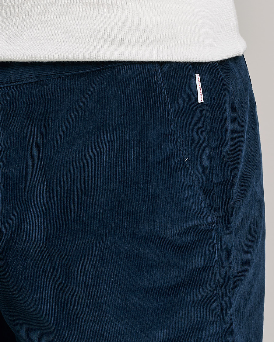 Mies | Shortsit | Orlebar Brown | Bulldog Corduroy Drawcord Shorts Midnight Navy