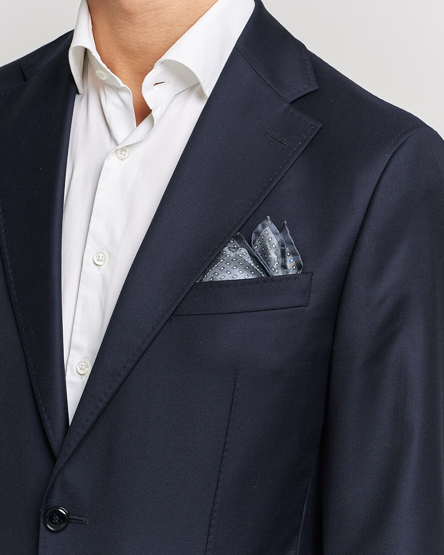 Mies | Taskuliinat | Stenströms | Silk Handkerchief Grey