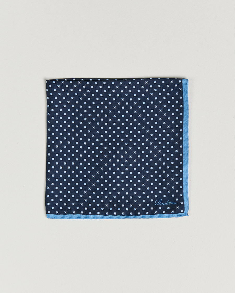 Mies | Stenströms Silk Handkerchief Dark Blue | Stenströms | Silk Handkerchief Dark Blue