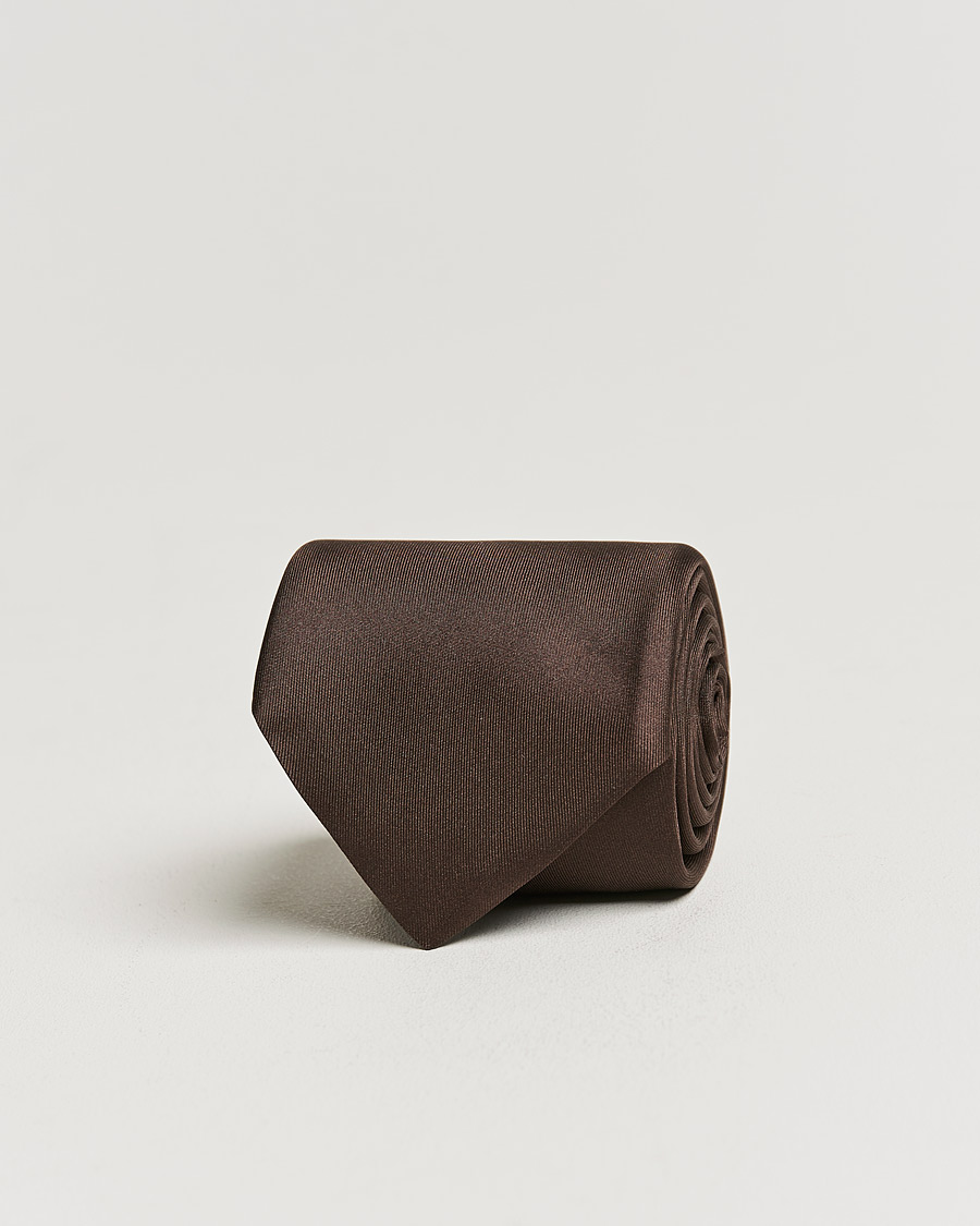 Mies | Solmiot | Stenströms | Silk Tie Brown