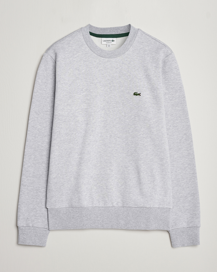 Mies | Puserot | Lacoste | Crew Neck Sweatshirt Silver Chine